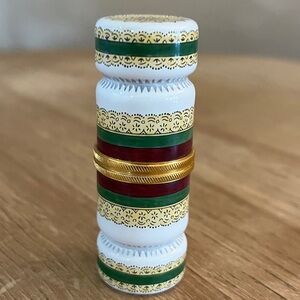 Aprey Enamel Christmas Cracker Vintage c.1992-Preowned